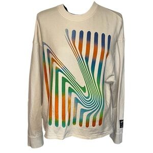 Nike Yoga Womens Luxe A.I.R. Fleece Crew Sweatshirt Sz XS MSRP $100 Soft Active